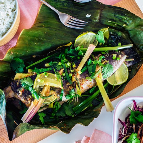 Steamed Fish in Spicy Lime Sauce