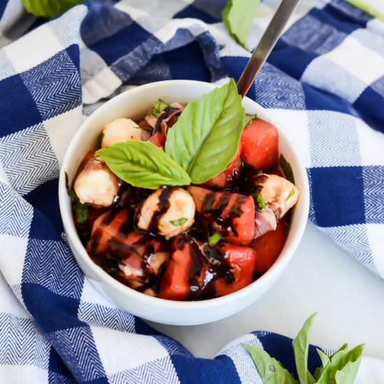 Watermelon Caprese Salad