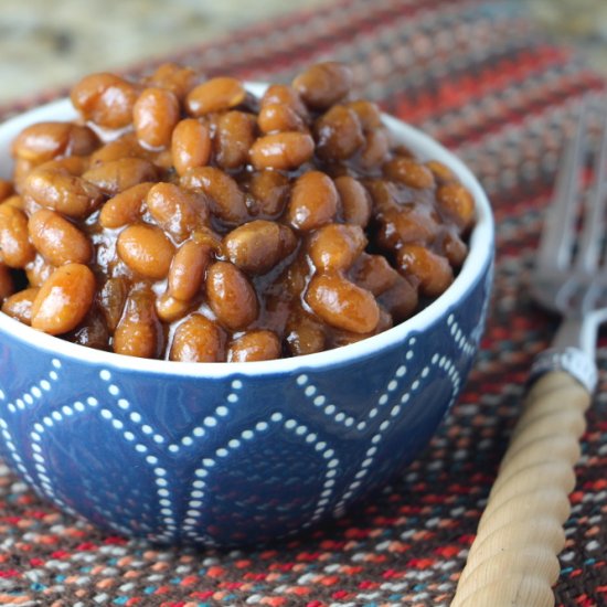 Maple Bourbon Baked Beans