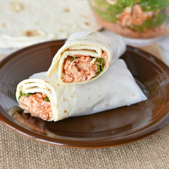 Turkey & Roasted Red Pepper Wraps