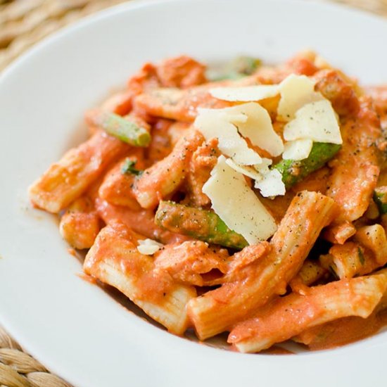 Pasta with Salmon and Asparagus