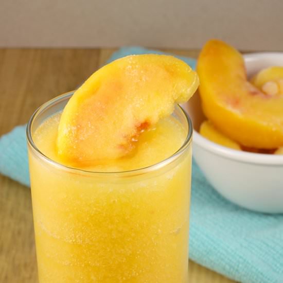 Ginger Peach Vodka Slush