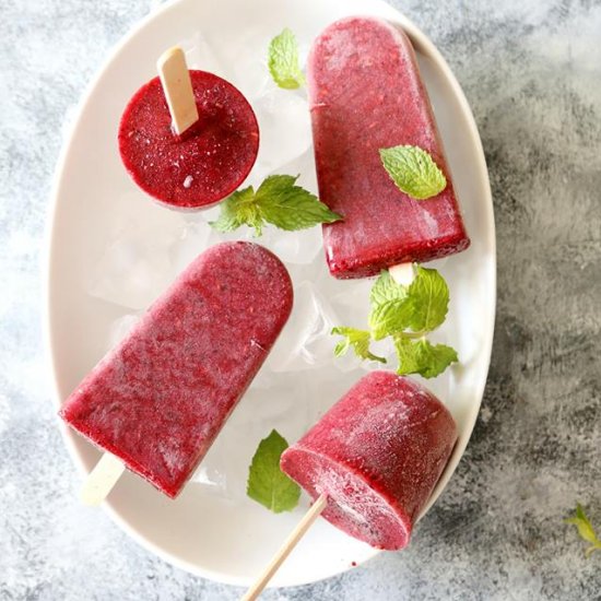 MIXED BERRY POPSICLES