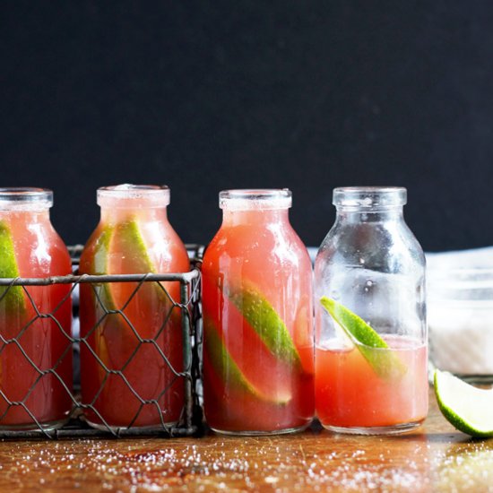 Guava-Lime Kombucha Shooters