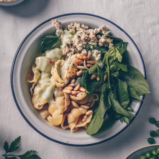 Middle Eastern Pasta with Yoghurt