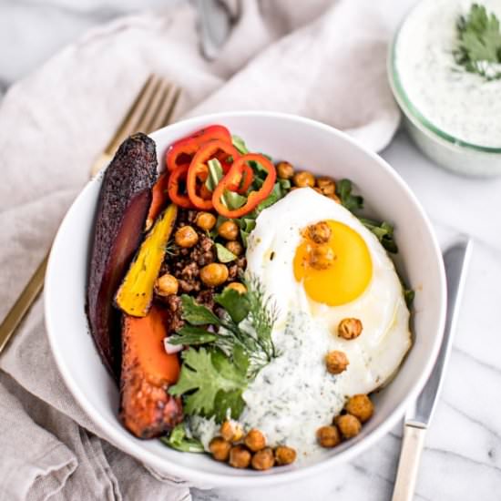 HEALTHY TURKISH BREAKFAST BOWLS