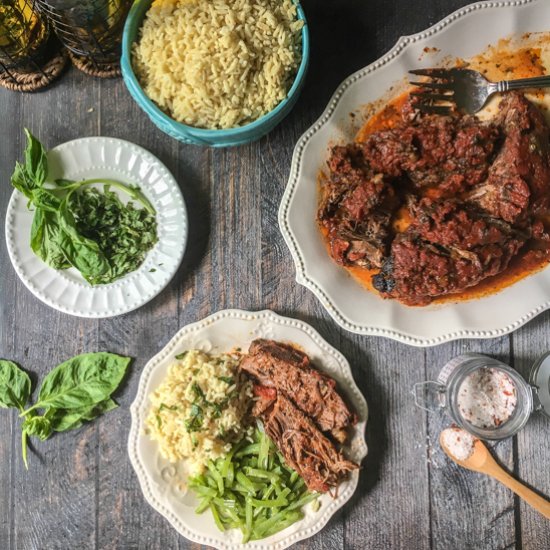 Slow Cooker Marinara Pot Roast