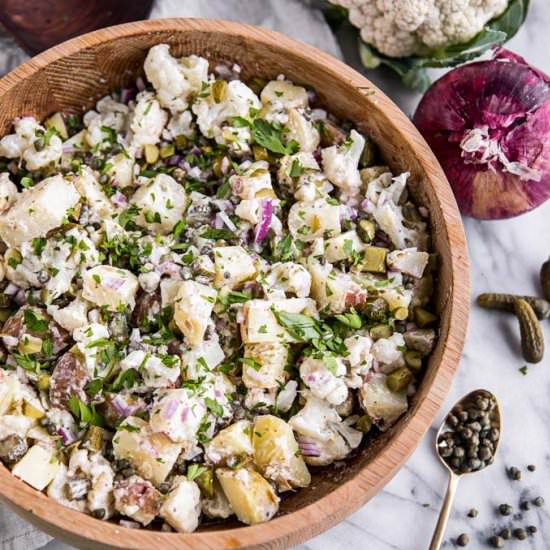 Easy Cauliflower Potato Salad