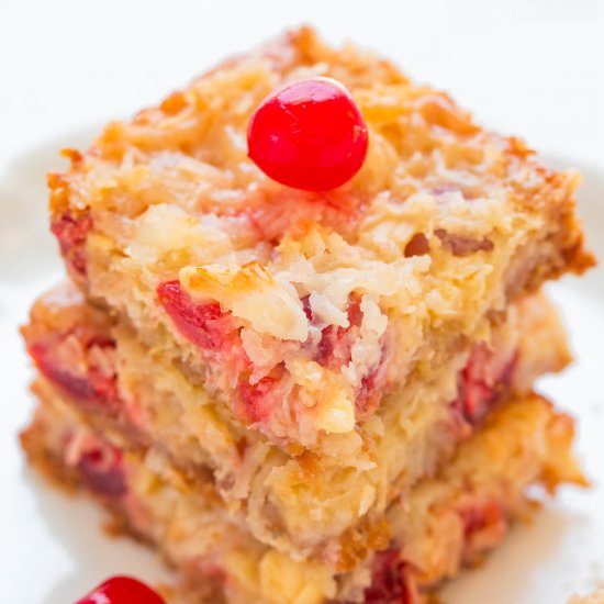 Pina Colada Seven Layer Bars