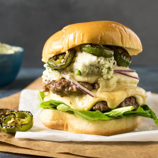 Cheesy-Buttery Smashburgers