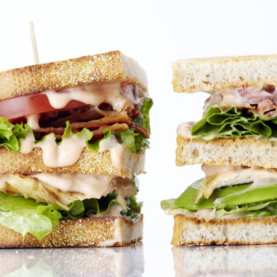 Grilled Chicken Club Sandwich