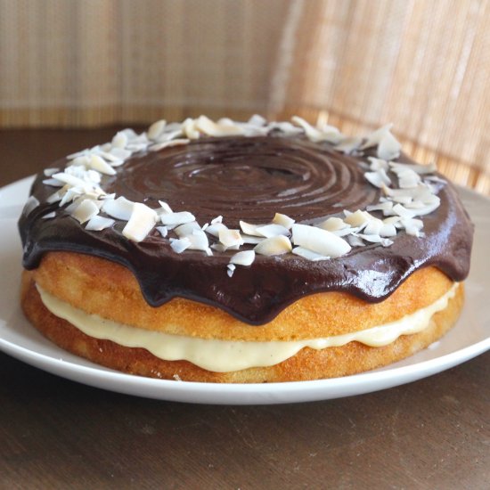 Coconut Boston Cream Pie