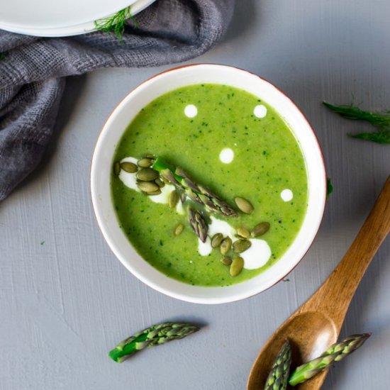 Fennel Asparagus Soup