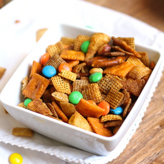 Spicy Chex Party Mix