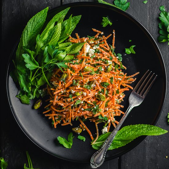 Carrot and Feta Slaw