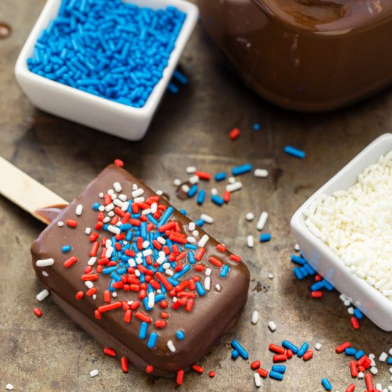 Patriotic Ice Cream Sandwiches