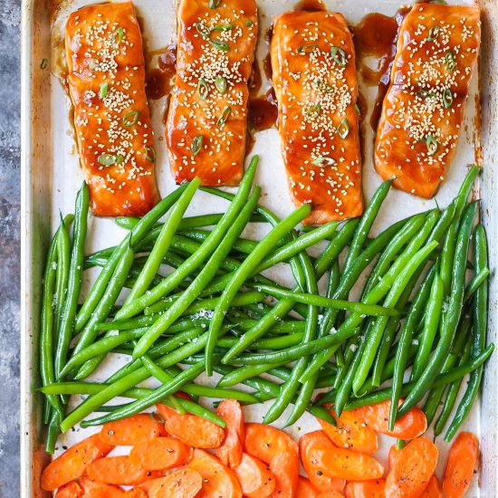 Sheet Pan Teriyaki Salmon