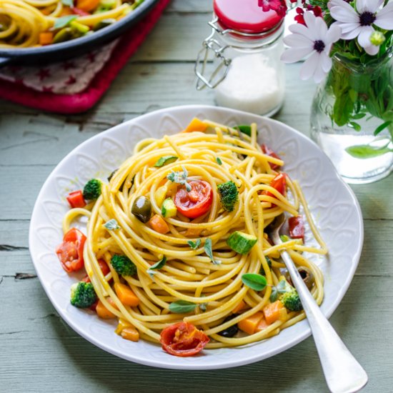 Rainbow Spaghetti