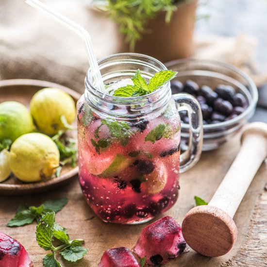 Blueberry Mojito