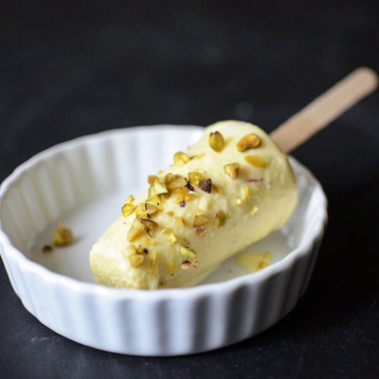 Saffron Pistachio Kulfi