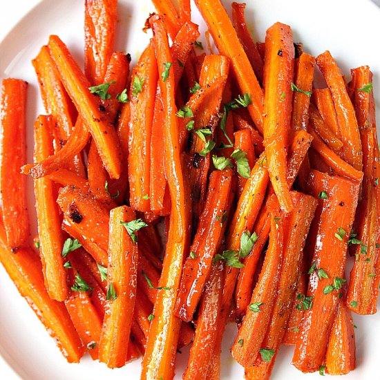 Brown Sugar Roasted Carrots