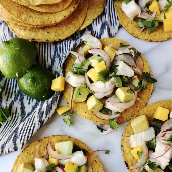 Peruvian-style Ceviche with Mango