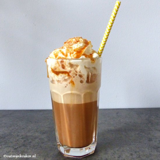 Frappuccino with Caramel Sauce