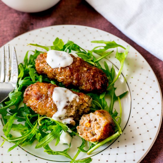 Homemade Freeform Pork Sausages