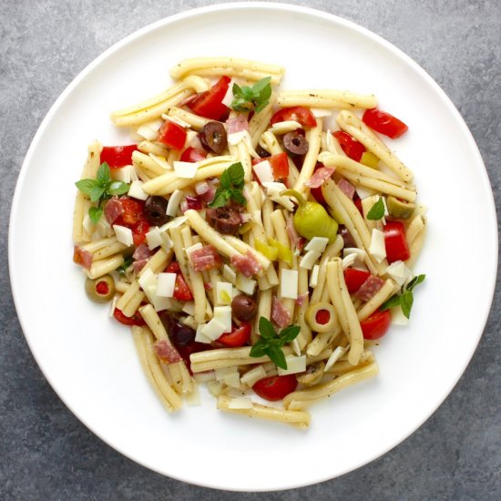 Easy Antipasto Pasta Salad