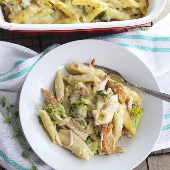 Chicken Broccoli Alfredo Lasagna