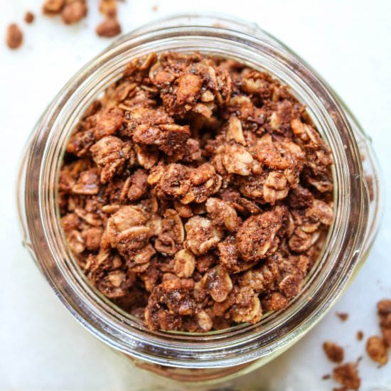 Cacao + Brown Rice Crisp Granola