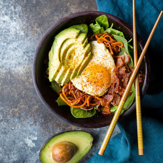 Sweet Potato Noodle Breakfast Bowl