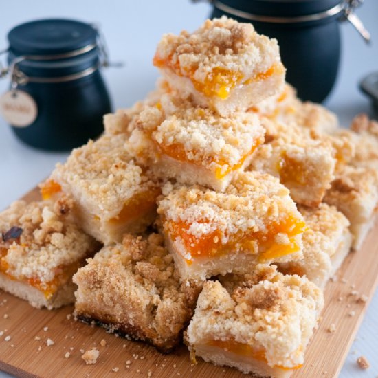 Apricot Crumble Bars