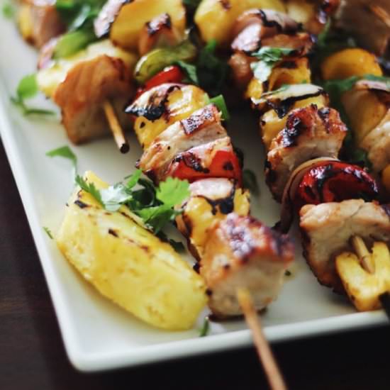 Pineapple Pork Kabobs