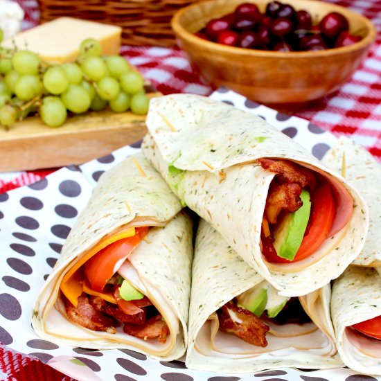 Turkey Club Wraps