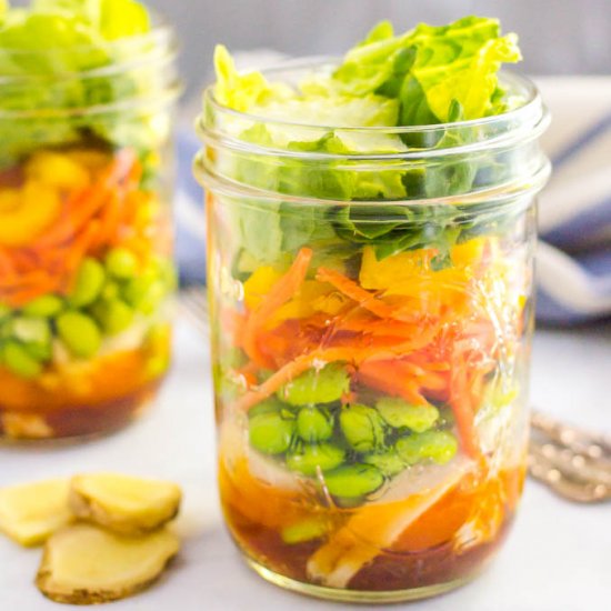 Asian Chicken Mason Jar Salad