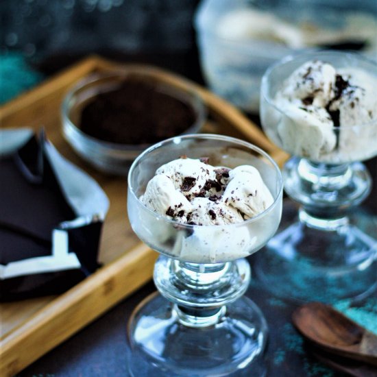 Eggless Coffee Ice Cream