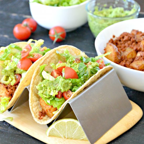 Soyrizo Potato Tacos (Vegan)