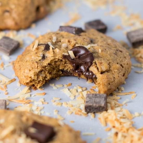 Toasted Coconut Chocolate Cookies