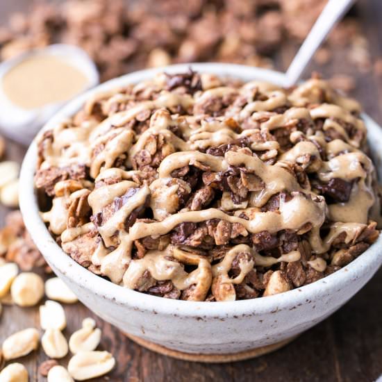 Chocolate Peanut Butter Granola