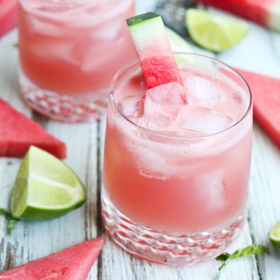 Watermelon Daiquiri with Basil