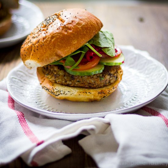 Rice and Bean Burger