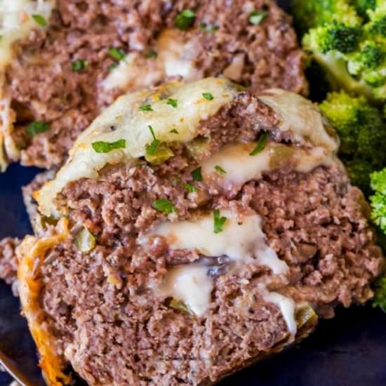 Philly Cheesesteak Meatloaf