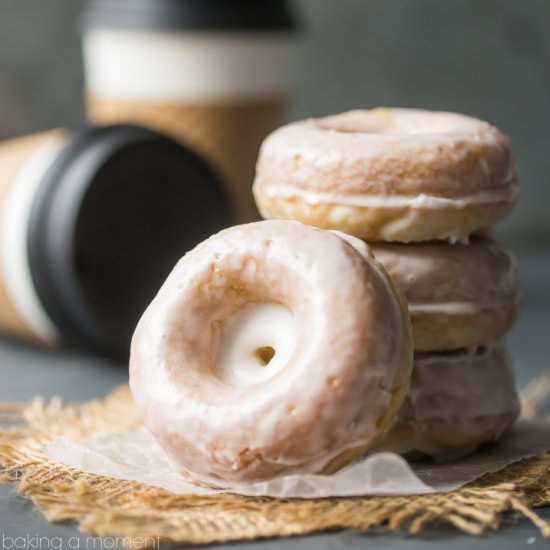 Glazed Sour Cream Donuts