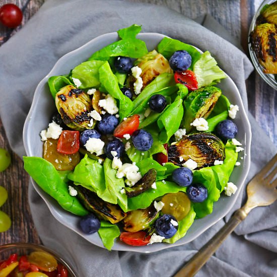 Grilled BS & Summer Berry Salad