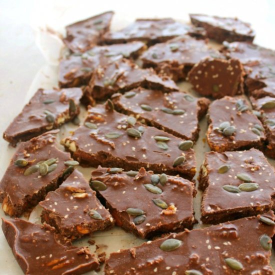 Chocolate Orange Pecan Bark