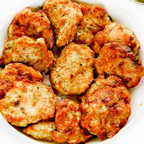 CHICKEN FRITTERS