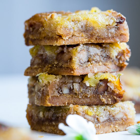 Tropical Paleo Magic Cookie Bars