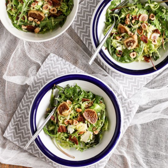 Dandelion Greens and Bacon Salad