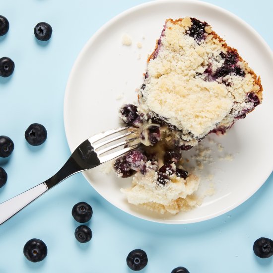 Blueberry Pie with Streeusel